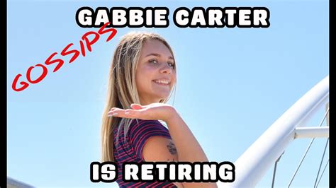 gabbie carter retired